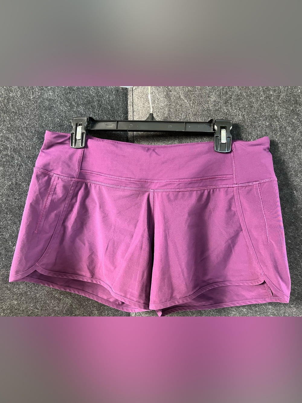 lululemon athletica Plum High-Rise Performance Shorts with Zip Pocket